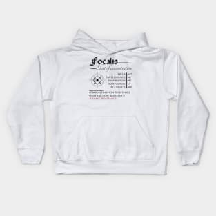 Focalis Shirt Of Concentration Kids Hoodie